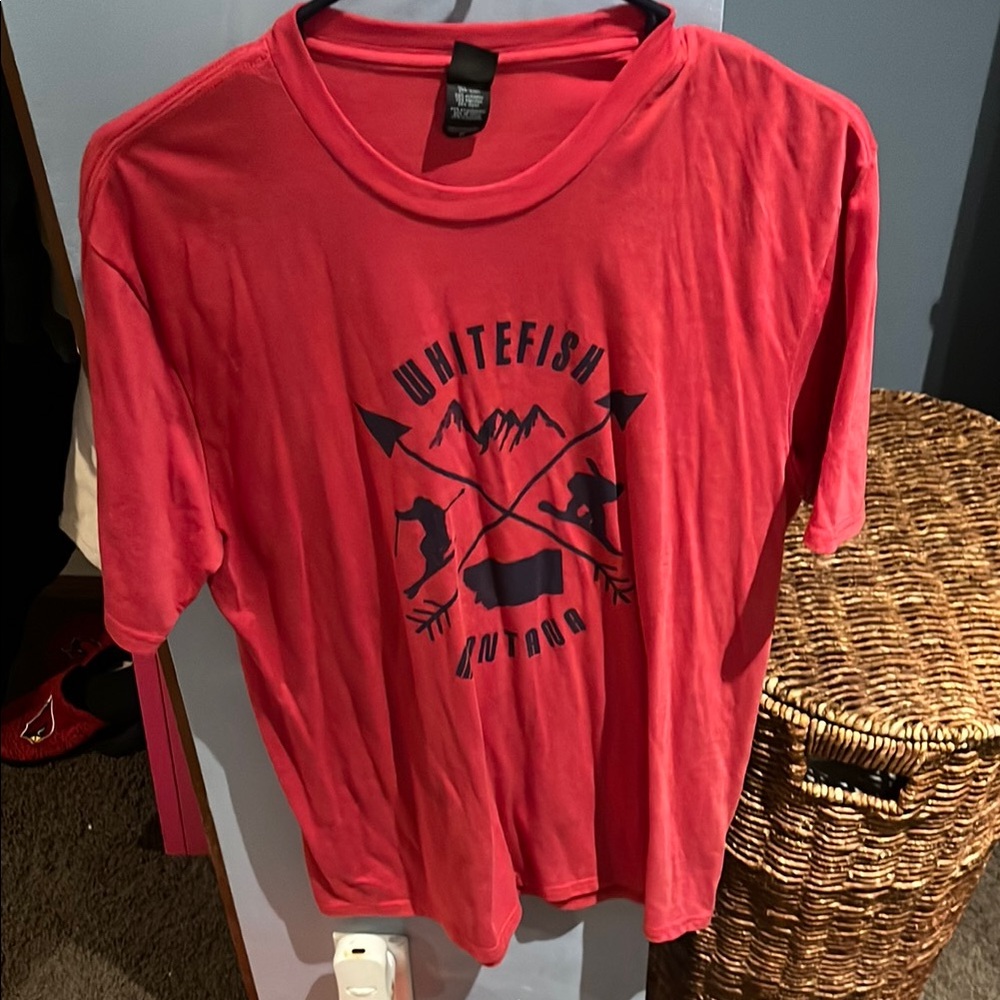District Red Short Sleeve Graphic Tee